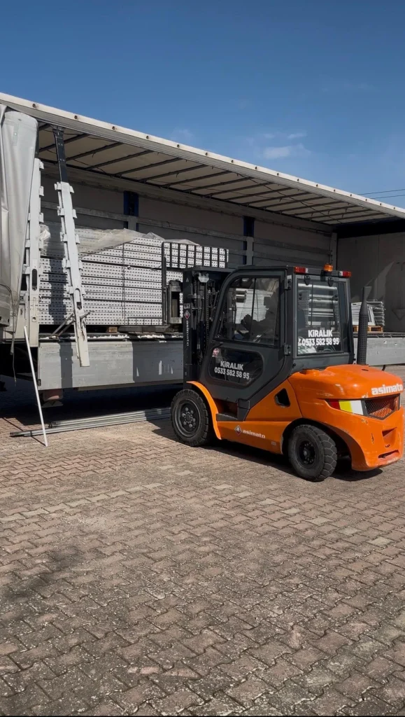dizel forklift yük taşıma