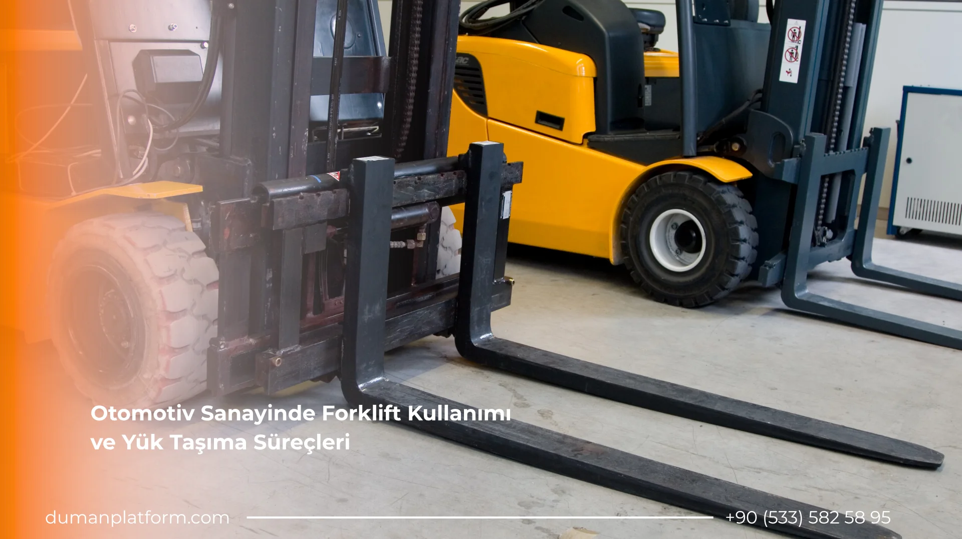 otomotiv sanayinde forklift kiralama
